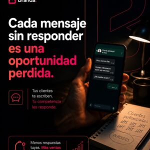 Persona revisando mensajes sin responder en el celular