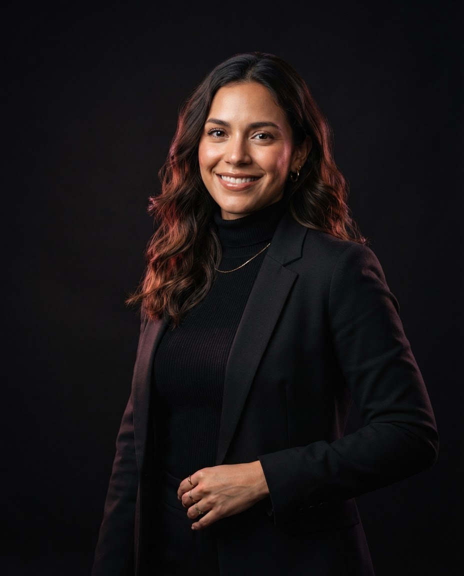 Retrato de directora creativa de contenido